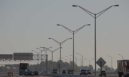 highway light pole